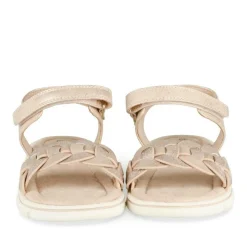 Sandales ROSE Fille Motif Tressé Scratch