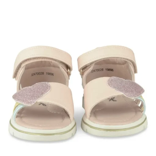 Sandales ROSE Fille Motif Uni Scratch