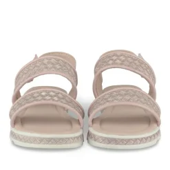 Sandales ROSE Fille Motif Uni Scratch