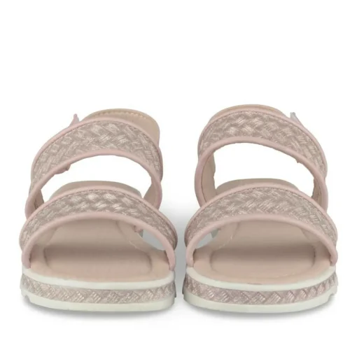 Sandales ROSE Fille Motif Uni Scratch