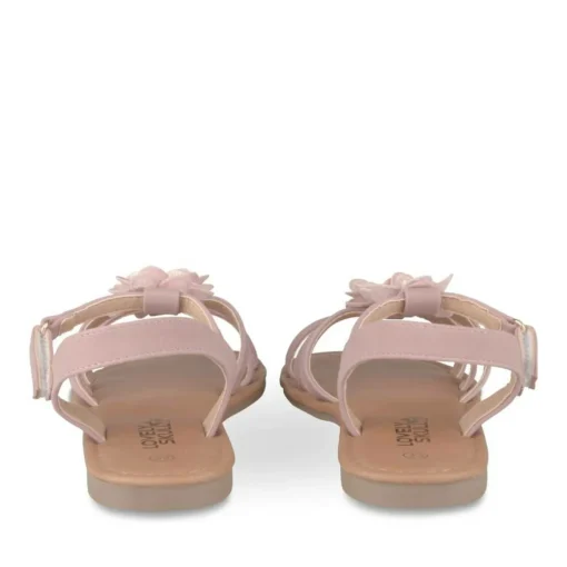 Sandales ROSE Fille Motif Uni Scratch