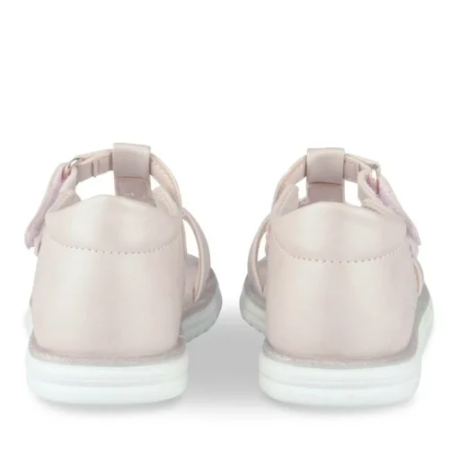 Sandales ROSE Fille Motif Paillettes Scratch