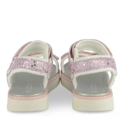 Sandales ROSE Fille Motif Paillettes Scratch
