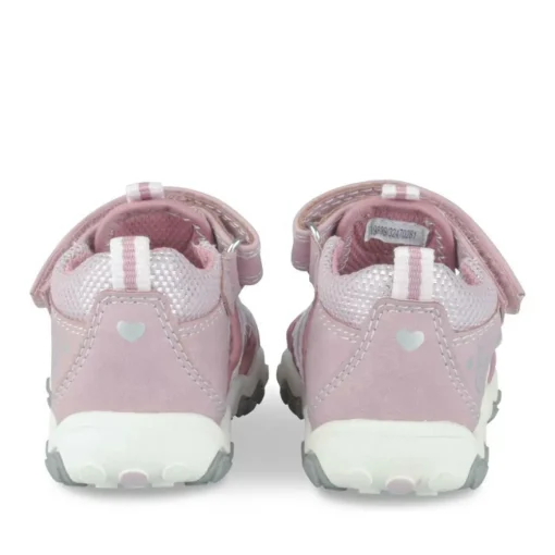 Sandales ROSE Fille Motif Uni Scratch