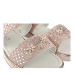 Sandales ROSE Fille Motif Uni Scratch