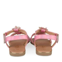 Sandales ROSE Fille Motif Fleuri Scratch