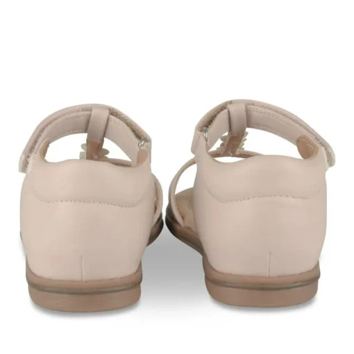 Sandales ROSE Fille Motif Coeurs Scratch