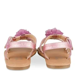Sandales ROSE Fille Motif Fleuri Scratch
