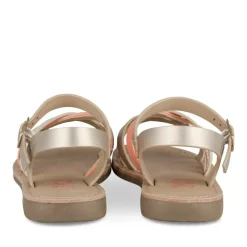 Sandales ROSE Fille Motif Iridescent Boucle