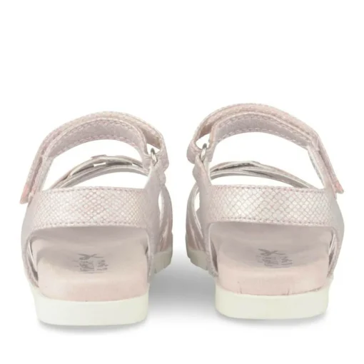 Sandales ROSE Fille Motif Uni Scratch
