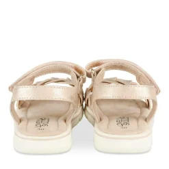 Sandales ROSE Fille Motif Tressé Scratch