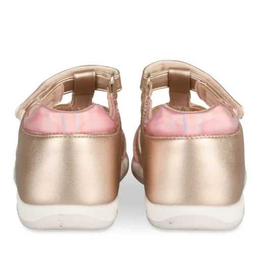 Sandales ROSE Fille Motif Iridescent Scratch