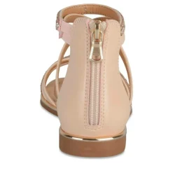 Sandales ROSE Fille Motif Paillettes Fermeture éclair