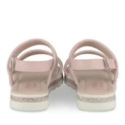 Sandales ROSE Fille Motif Uni Scratch