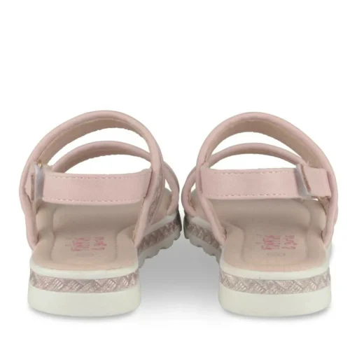 Sandales ROSE Fille Motif Uni Scratch
