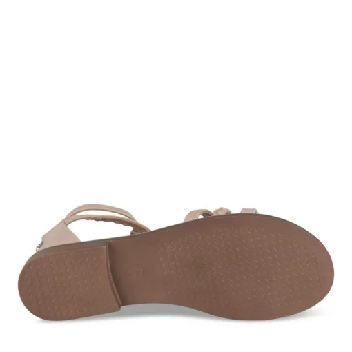 Sandales ROSE Fille Motif Paillettes Fermeture éclair