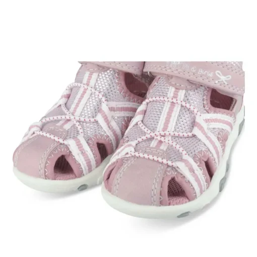 Sandales ROSE Fille Motif Uni Scratch