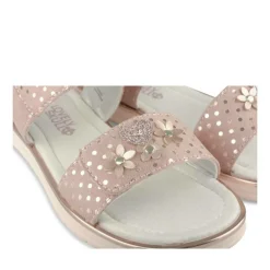 Sandales ROSE Fille Motif Uni Scratch