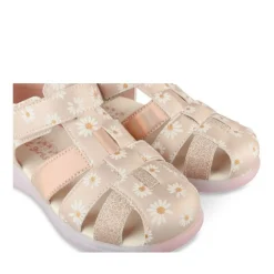 Sandales ROSE Fille Motif Uni Scratch
