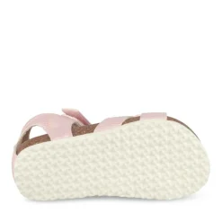 Sandales ROSE Fille Motif Coeurs Scratch