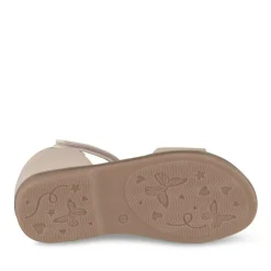 Sandales ROSE Fille Motif Coeurs Scratch