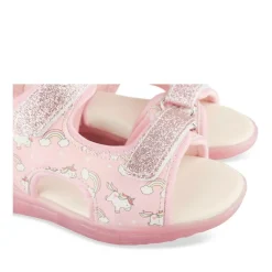 Sandales ROSE Fille Motif Uni Scratch