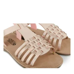 Sandales ROSE Fille Motif Iridescent Scratch