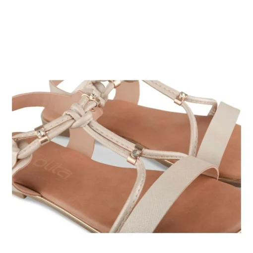 Sandales ROSE Fille Motif Paillettes Boucle