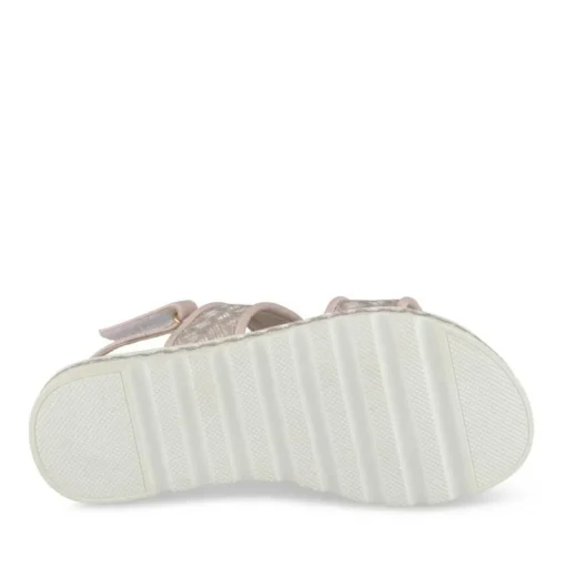 Sandales ROSE Fille Motif Uni Scratch