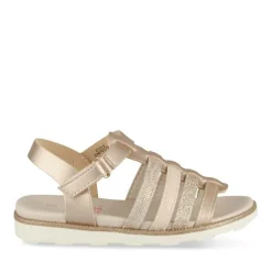 Sandales ROSE PALE Fille Motif Iridescent Scratch