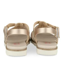 Sandales ROSE PALE Fille Motif Iridescent Scratch