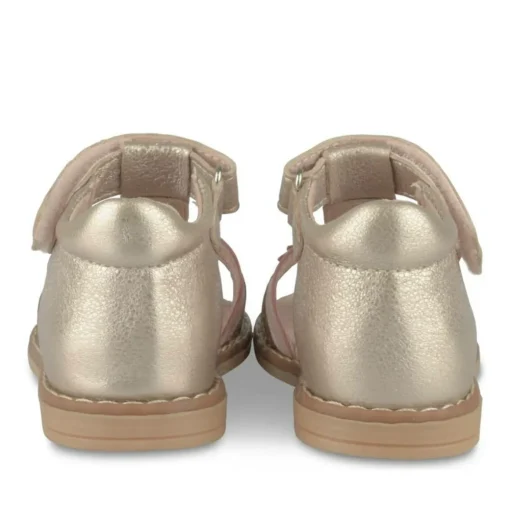 Sandales Sandales BEIGE Fille CUIR Motif Uni Scratch