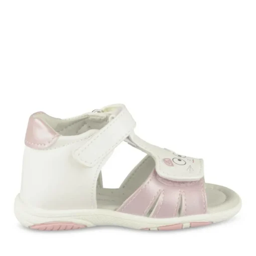 Sandales Sandales BLANC Fille Motif Uni Scratch