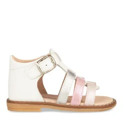 Sandales Sandales BLANC Fille CUIR Boucle