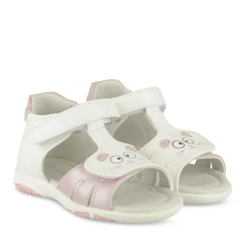 Sandales Sandales BLANC Fille Motif Uni Scratch