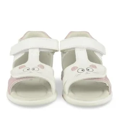 Sandales Sandales BLANC Fille Motif Uni Scratch