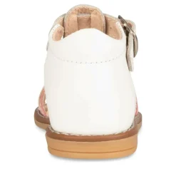 Sandales Sandales BLANC Fille CUIR Boucle