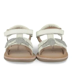 Sandales Sandales BLANC Fille CUIR Motif Uni Scratch