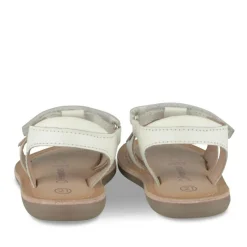 Sandales Sandales BLANC Fille CUIR Motif Uni Scratch