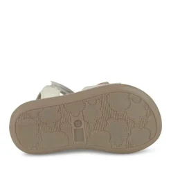 Sandales Sandales BLANC Fille CUIR Motif Uni Scratch