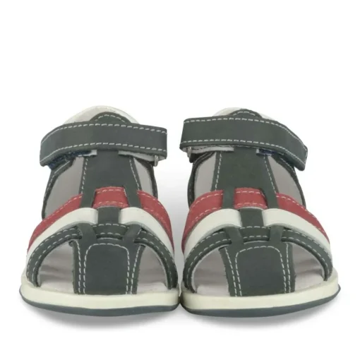 Sandales Sandales BLEU Garçon CUIR Motif Uni Scratch