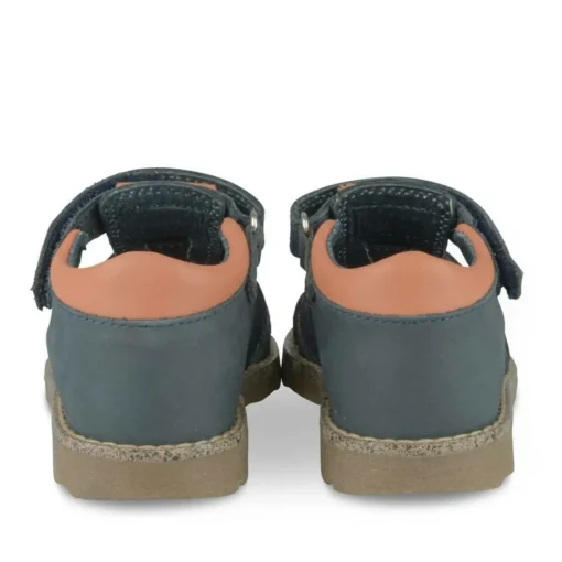 Sandales Sandales BLEU Garçon CUIR Motif Uni Scratch