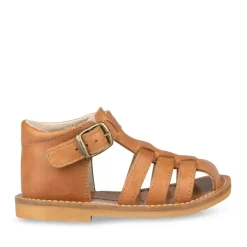 Sandales Sandales COGNAC Garçon CUIR Boucle