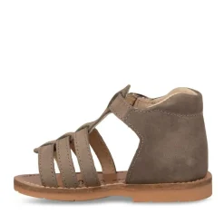 Sandales Sandales GRIS Garçon CUIR Boucle