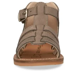 Sandales Sandales GRIS Garçon CUIR Boucle