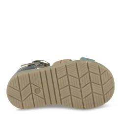 Sandales Sandales MARINE Garçon CUIR Motif Uni Boucle
