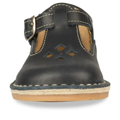 Sandales Sandales MARINE Garçon CUIR Motif Uni Boucle