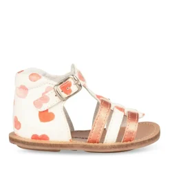 Sandales Sandales ROSE Fille CUIR Boucle