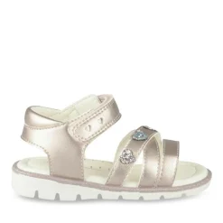 Sandales Sandales ROSE Fille Motif Coeurs Scratch
