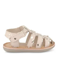Sandales Sandales ROSE Fille CUIR Motif Uni Scratch